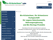 Tablet Screenshot of kraeuterbeer.ch
