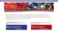 Desktop Screenshot of kraeuterbeer.de